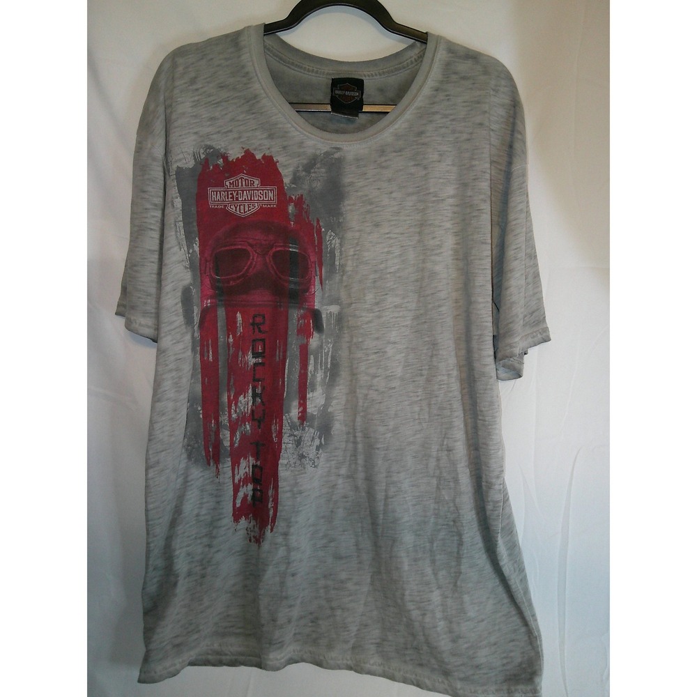 Harley Davidson Rocky Top T Shirt Motorcycle Graphic Gray Mens (2010's)‎ XL